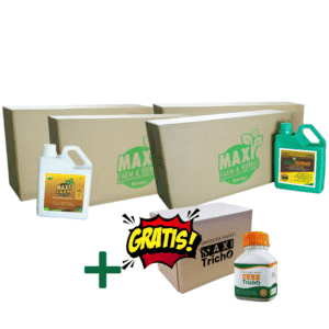 Paket Combo Maxi sangat efektif tidak hanya untuk menyehatkan dan menyuburkan akar tanaman dan tanah pertanian maupun perkebunan, tetapi juga dapat digunakan di lahan yang sangat luas.