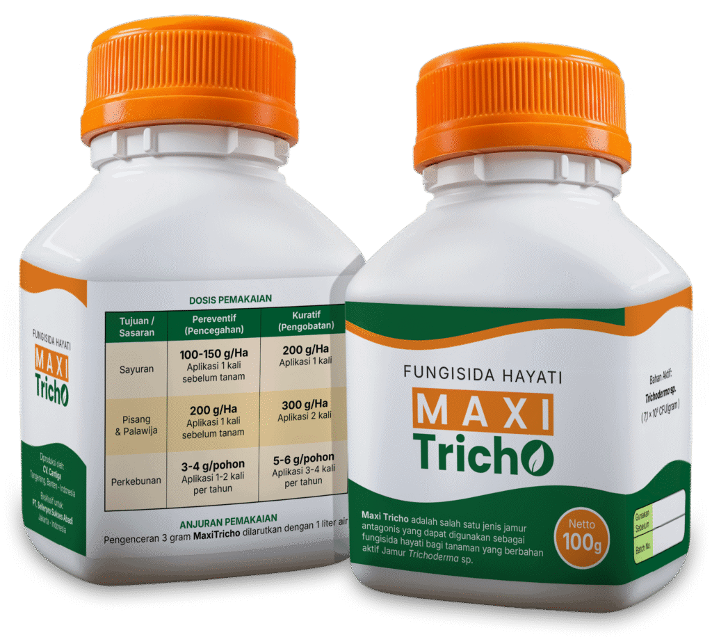 MaxiTricho, produk pelengkap produk utama Maxi pupuk yang dapat membasmi segala jenis penyakit pada tanaman